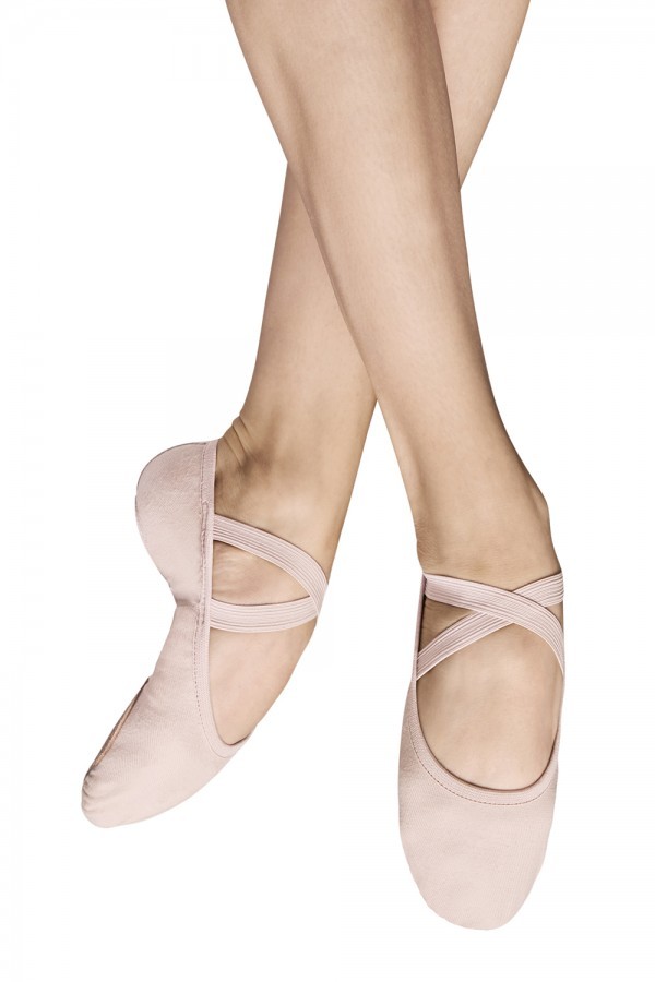 bloch performa stretch canvas split sole ballet shoe