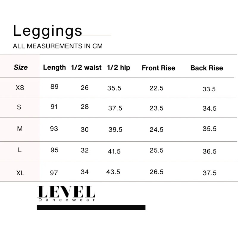 Level High Waisted Dance Leggings