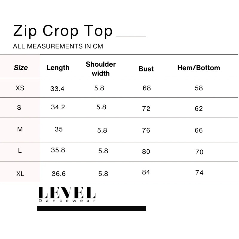 Level High Neck Quarter Zip Crop Top