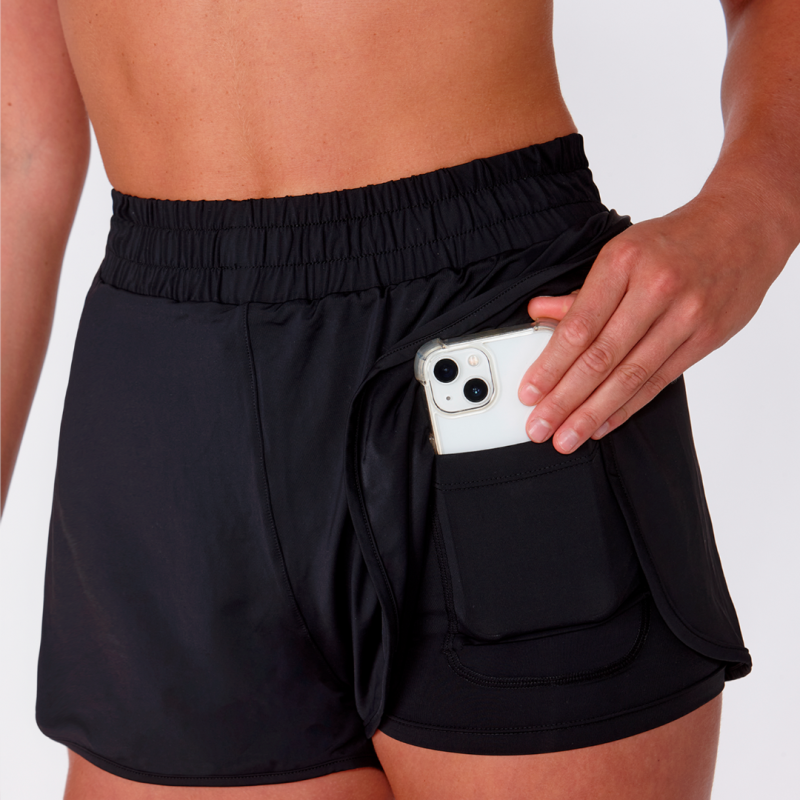 Silky 2 in 1 Layered Dance Shorts 