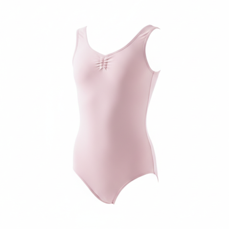 Silky Dance Ruched Front Leotard