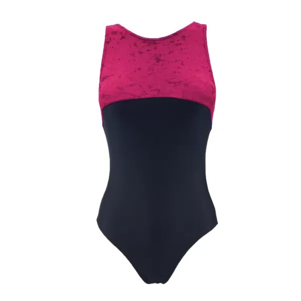 Starlite Tansy Crushed Velour Leotard