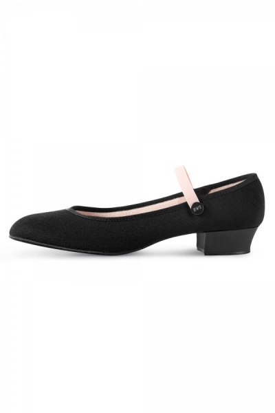 bloch low heel canvas character shoe