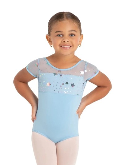 Capezio Star Struck Galaxy short sleeve leotard